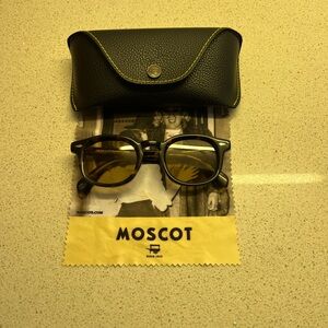 Moscot Mekler Classic Havana Sunglasses 46-24-145
